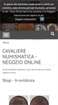 Mobile Screenshot of cavalierenumismatica.com